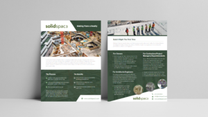Double sided brochure